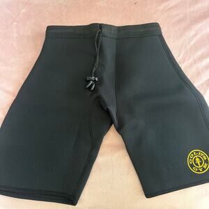 Gold’s Gym Neoprene Sauna Shorts Sweat Trainer Black S/M